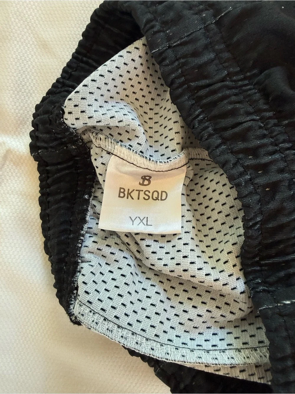 BKTSQD x ZHC Collab Boys Mesh Shorts YXL | Black Green Flame Design WOW!